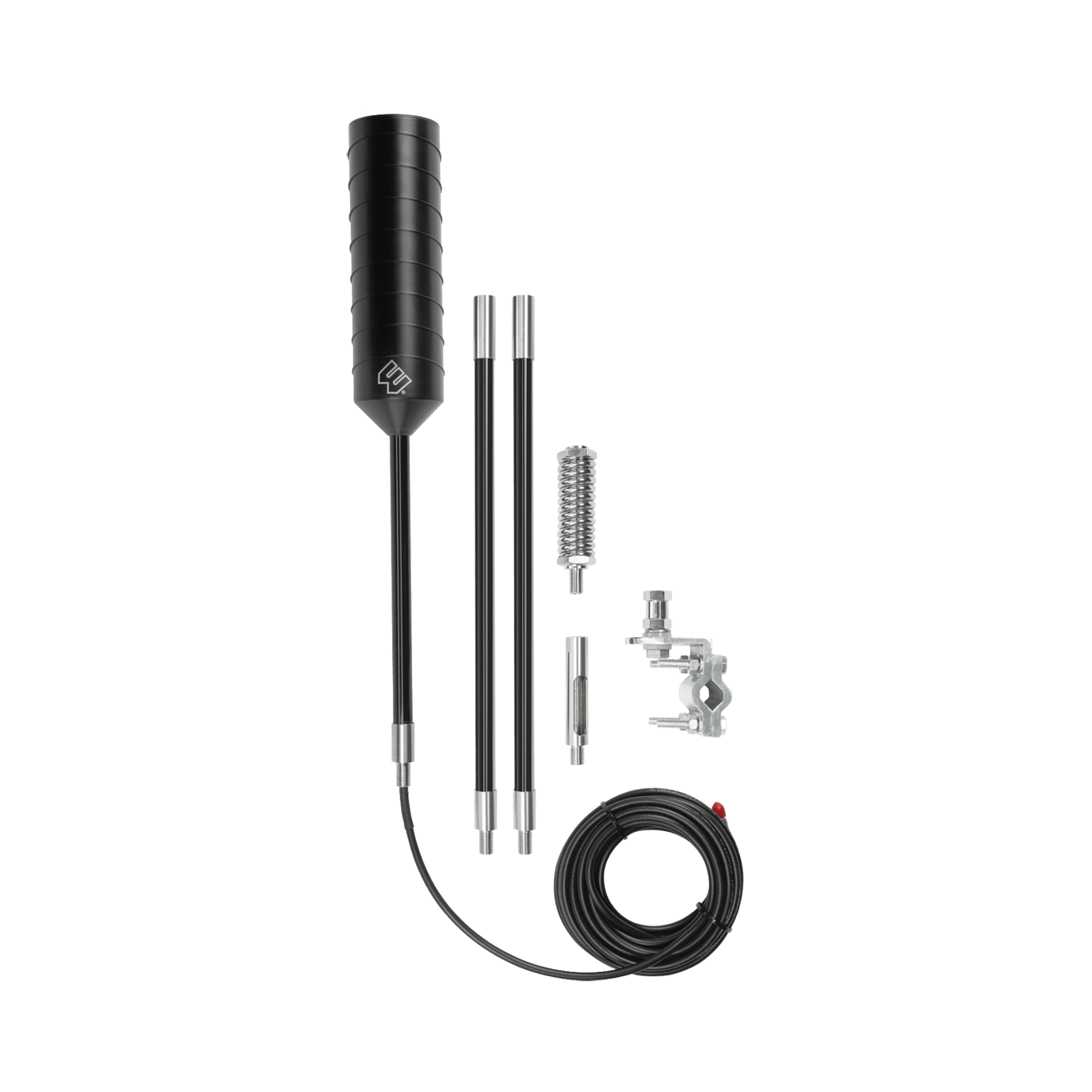 Antena Omnidireccional para Amplificador o Modem 4G/3G | Con montaje para espejo de Trailer | Rangos de frecuencia 700-900 MHz, 1710-2270 MHz | Ganancia Mxima 3.5 dBi.